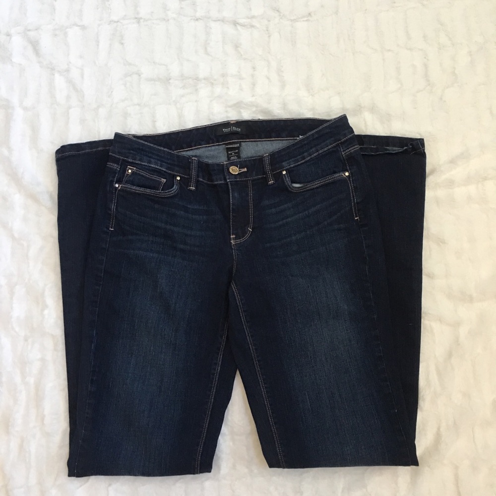 8 Long bootleg jeans by White House Black Market